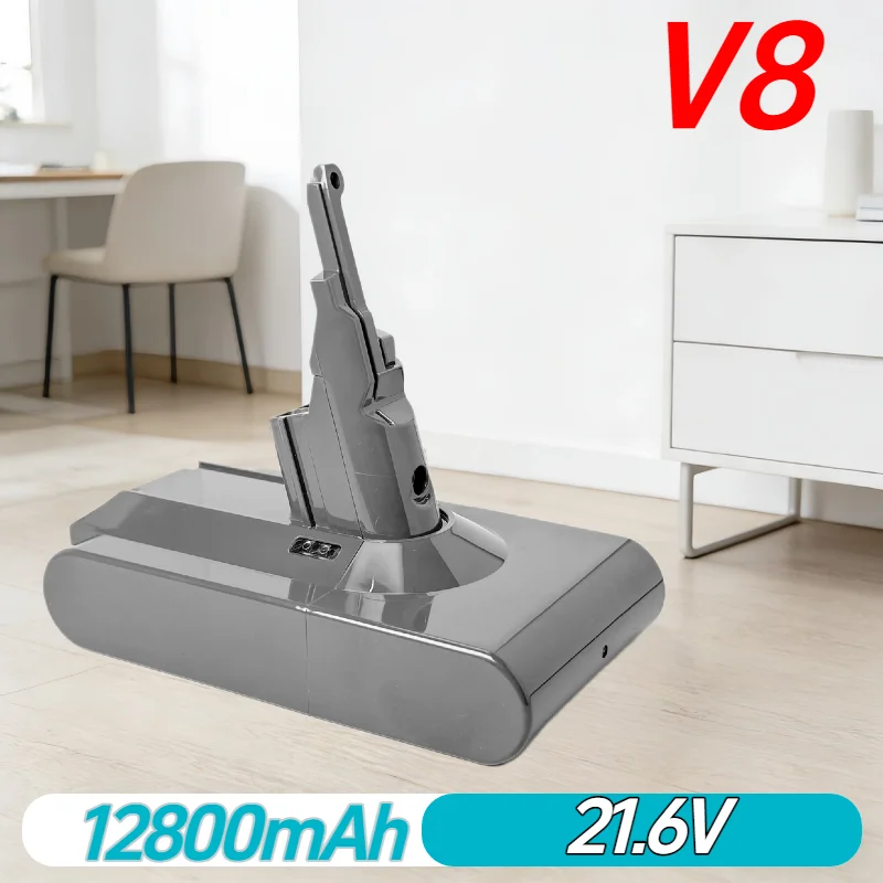 

21.6V 12800mAh Replacement Battery for Dyson V8 Absolute Handheld Vacuum Cleaner for Dyson V8 Battery V8 series SV10 batteri