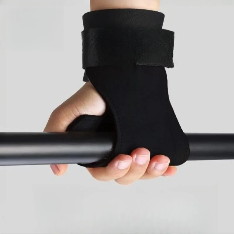 1/2 Stück Gewichtheber-Handgelenkbandagen Fitness-Handgriffe für Krafttraining, Kreuzheben, Klimmzüge, Workout-Assistenz-Handschuhe – Detail 6