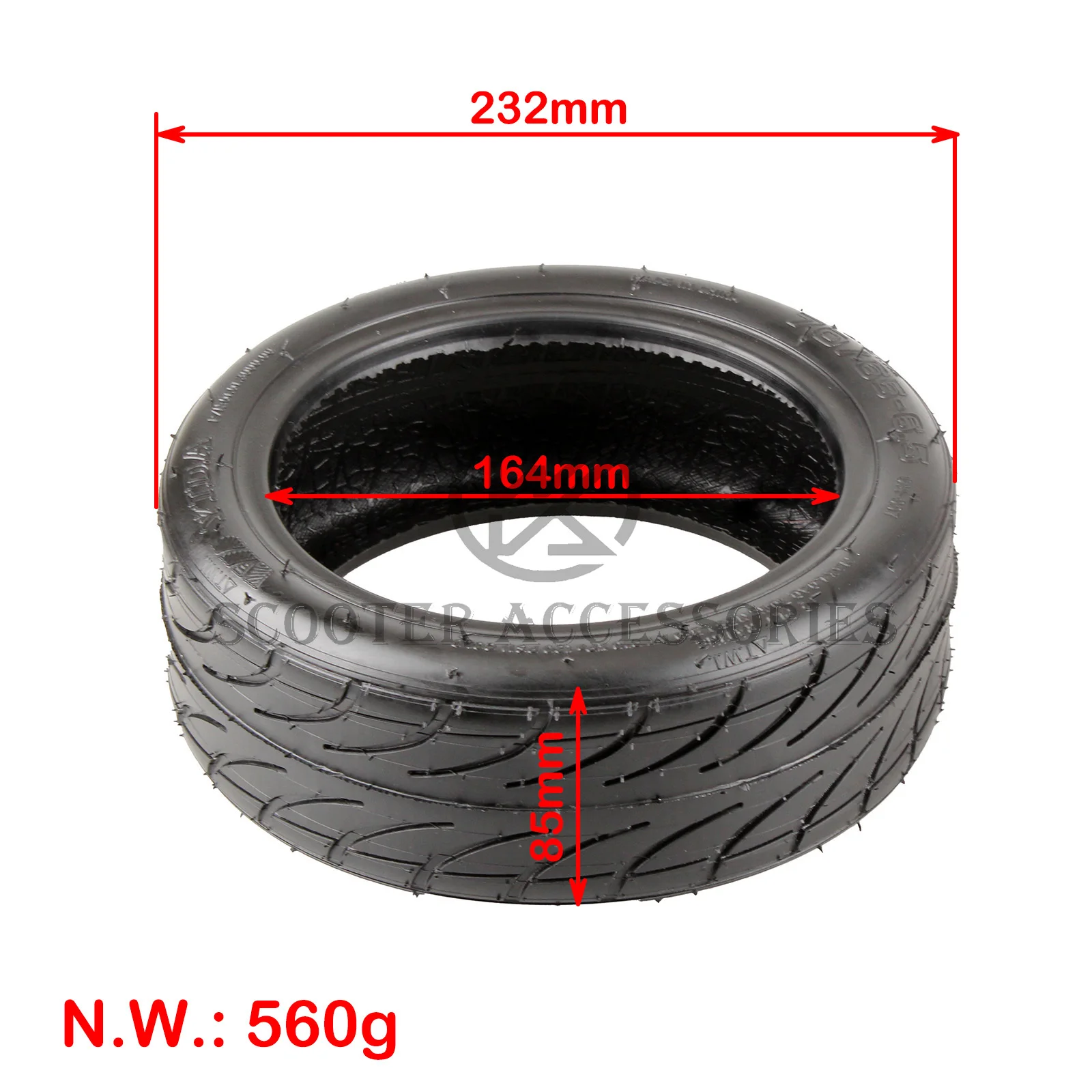 10 Inch Scooter Tyres 70/65-6.5 Tubeless Tyre Vacuum Tire for Xiaomi Ninebot 9 Segway Ninebot Mini S Pro Self Balancing Scooter