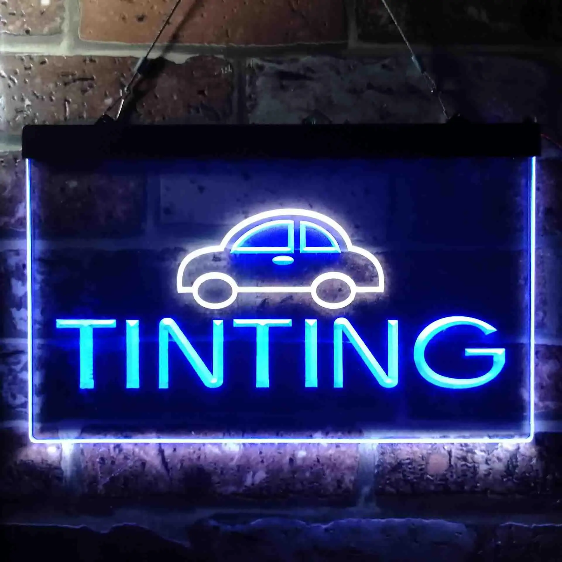 Car Tinting Dual Color Led Neon Sign st6-i0464