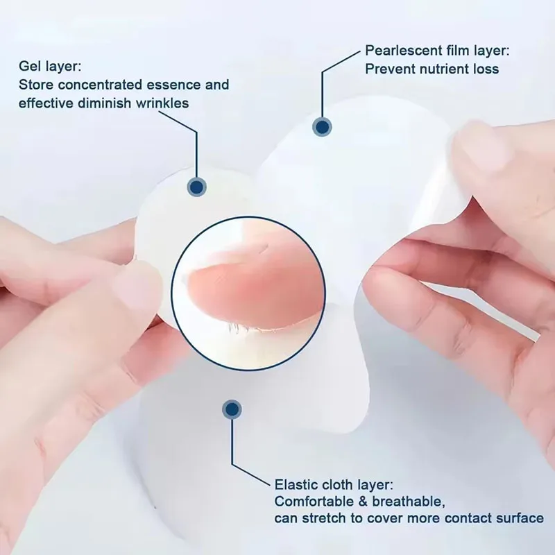 Hydrogel Smile Lines Patch Reduce Fne Lines Lifting Sagging Improve Dry Rough Smooth Enhance Skin Elasticity Moisturizing Care