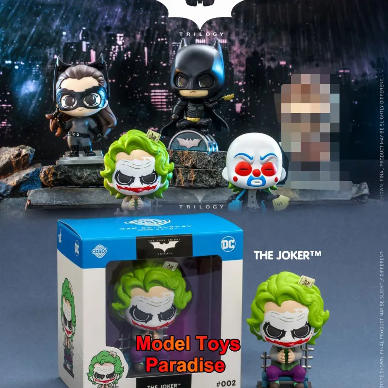 

Hot Toys CBX014-017 10cm Scale Soldier The Dark Knight Trilogy Batman Joker Catwoman Full Set Action Figure Collection