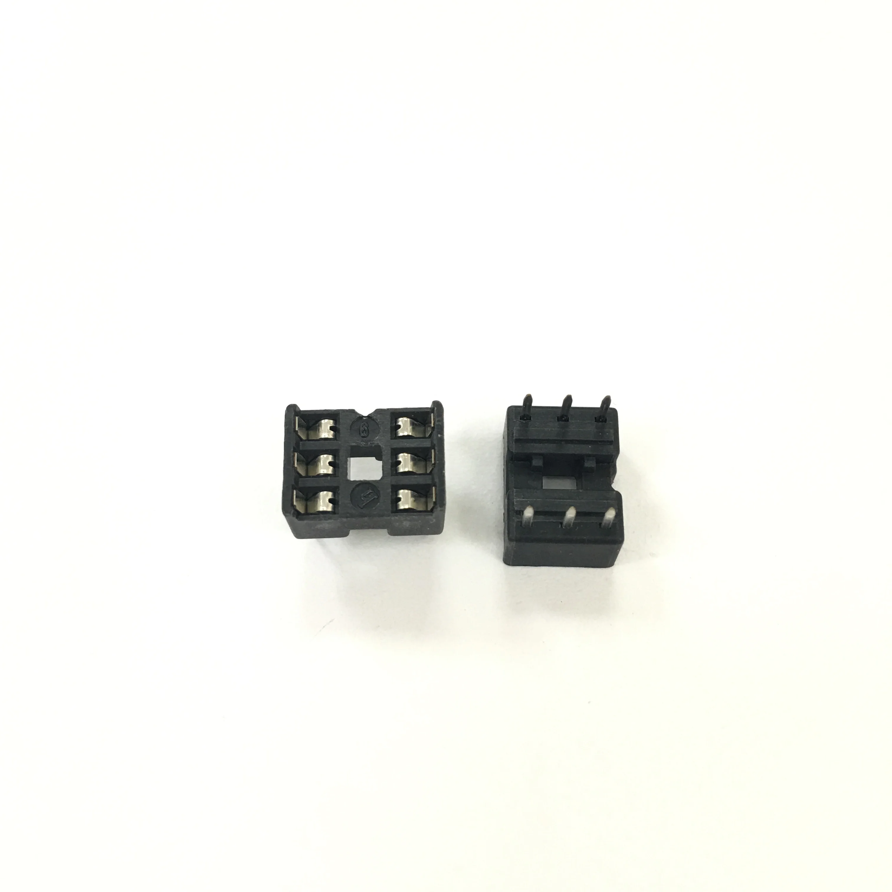 Original furo plano IC soquetes, estreito, Dip6, pinos conector, Dip-6, novo, em estoque