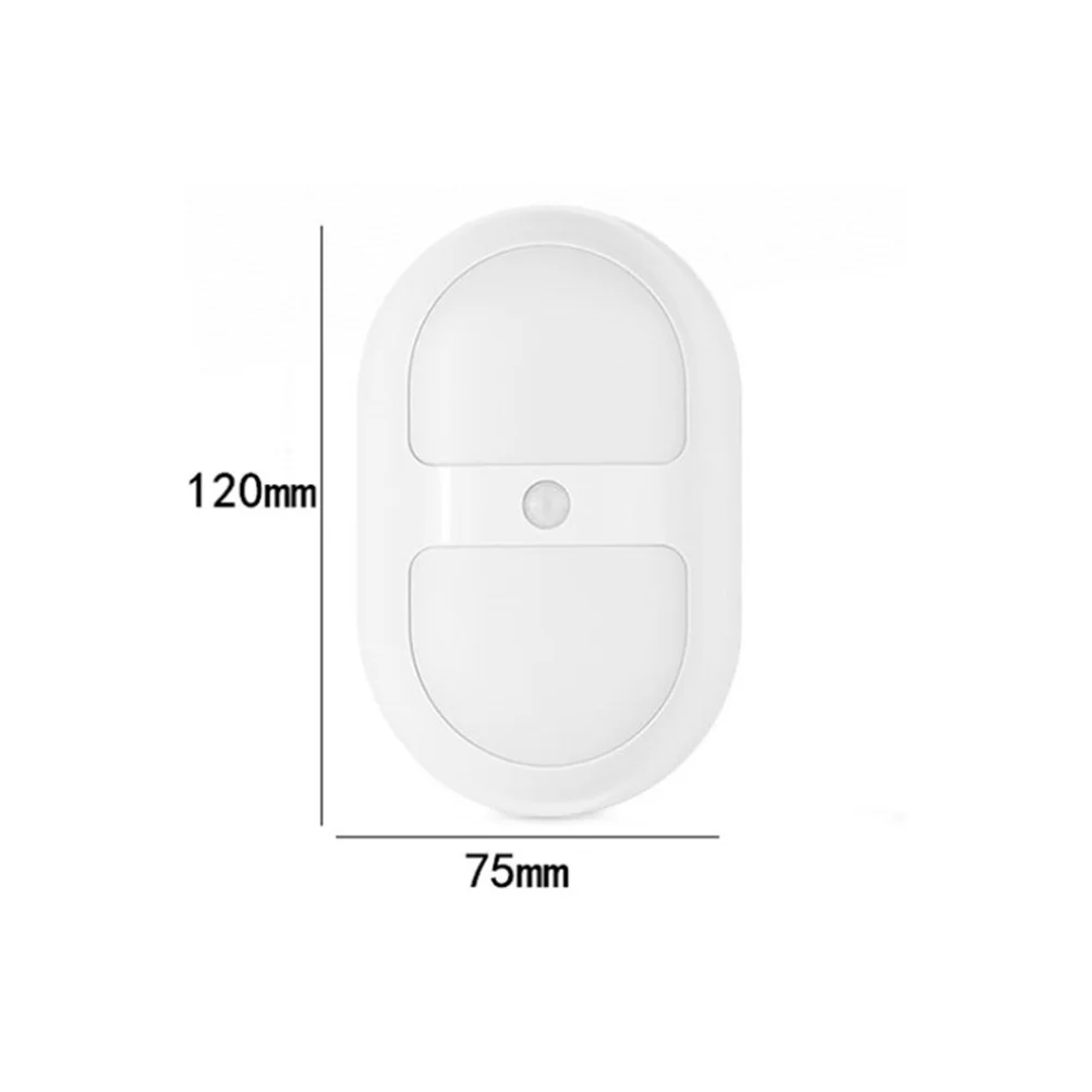 1pc Led Night Light Cabinet Light Human Body Induction Optical Sensor For Hallway Wall Living Room Closet Auto On