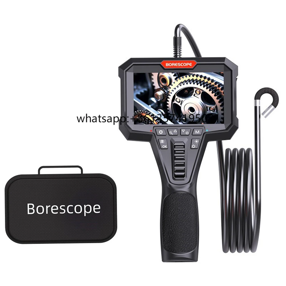 

IP67 Industrial Endoscope Borescope Car Endoscopic 6.2mm 3.9mm Videoscope 210° 2-Way Articulating Endoscope