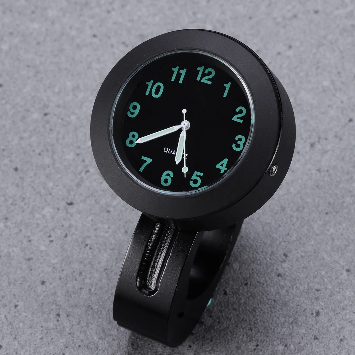 

7/8 Motorcycle Waterproof Motorbike Dial Motorbike Glow-Watch Dial Clock Gauge for Motorcycle Handlebar Clock 1\
