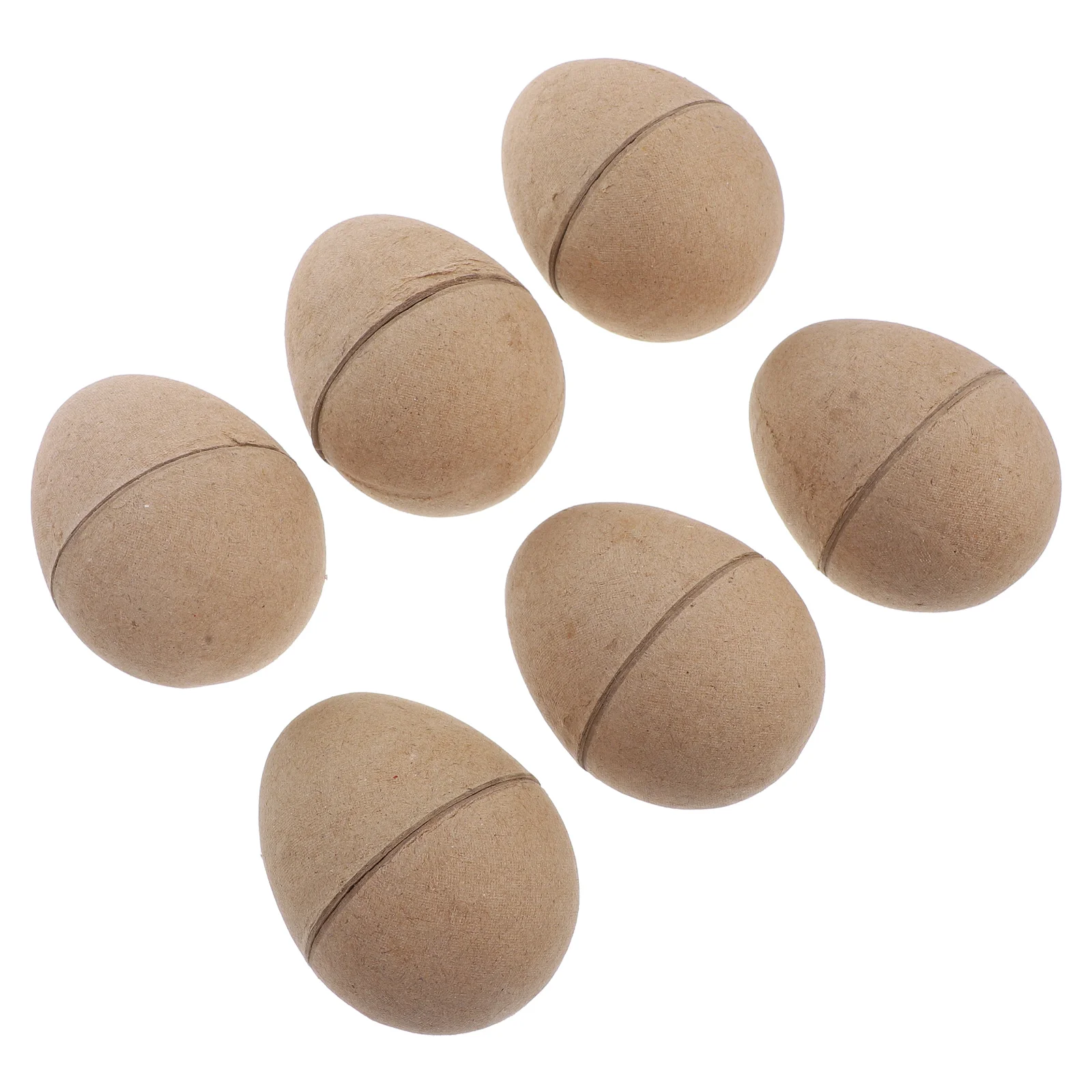 6 pçs páscoa em branco naments kit de decoração de papel grande inacabado graffiti brinquedo artesanato pintura férias diversão da família