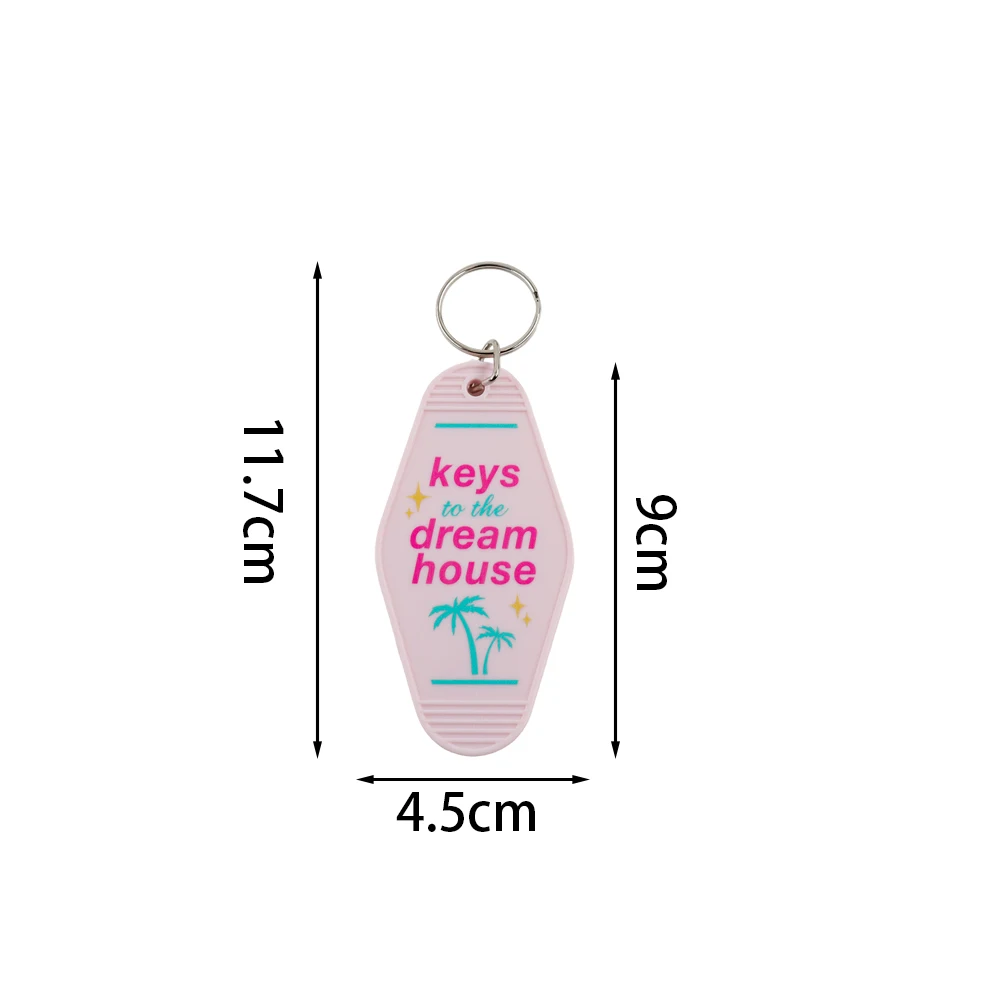 لطيف إقتباس مفاتيح إلى بيت الأحلام المفاتيح دمية مستوحاة موتيل كيرينغ الرجعية الوردي مفتاح العلامة المشجعين جمع اكسسوارات شخصية