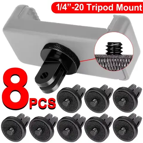 1/4 Inch Screw Tripod Adapter for Gopro 13 12 11 Camera 1/4”-20 Tripod Mount for Gopro Action Cameras Standard 1/4 Accessories