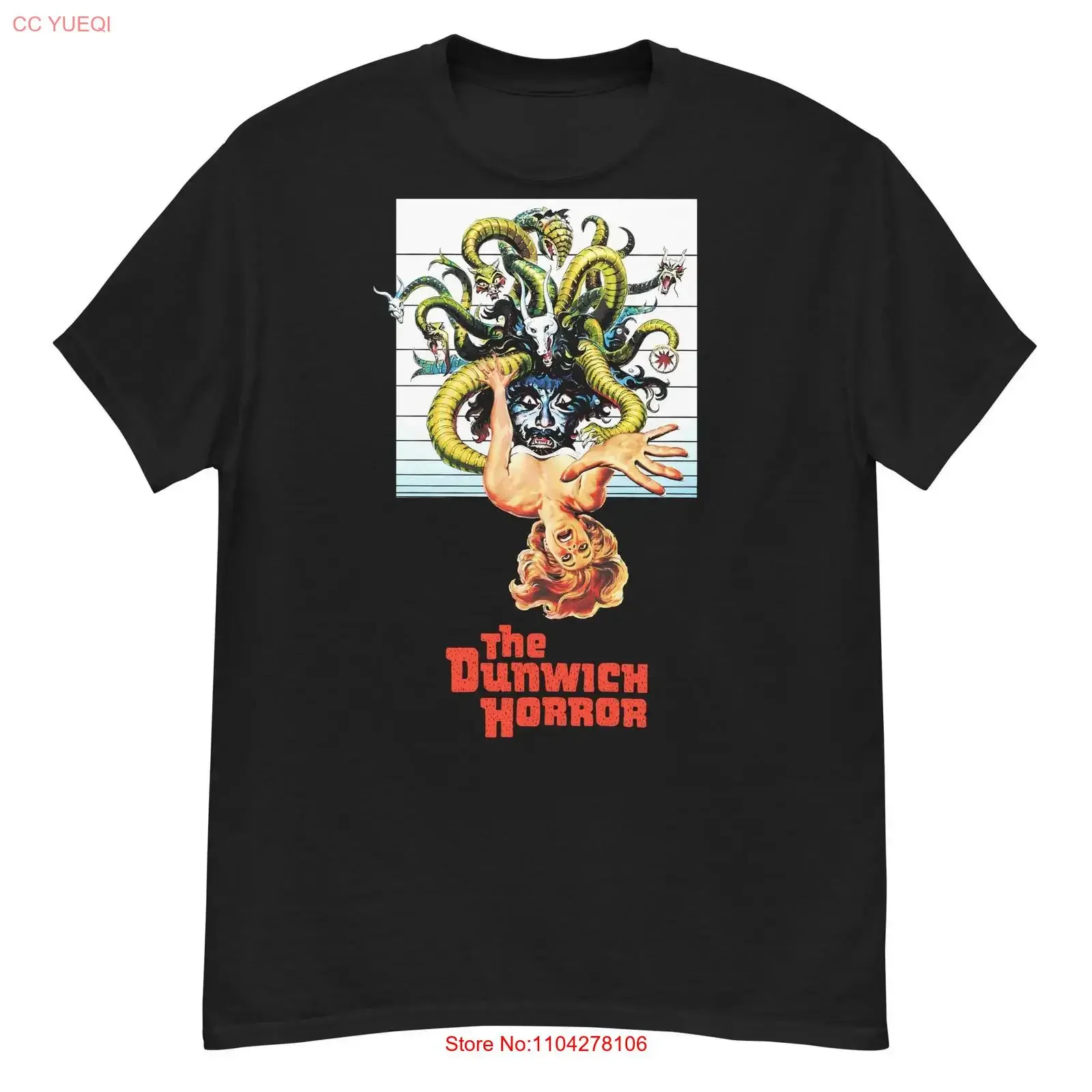Camiseta con diseño de culto The Dunwich Horror, estilo Lovecraft, vintage, unisex, ligeramente versátil, con gráfico.