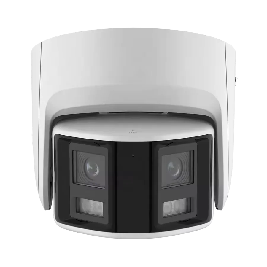 Network IP Camera DS-2CD2347G2P-LSU/SL Hik ColorVu Panoramic Dual Lens 180 Degree View 24/7 Colorful Imaging 4MP NVR Memory Card