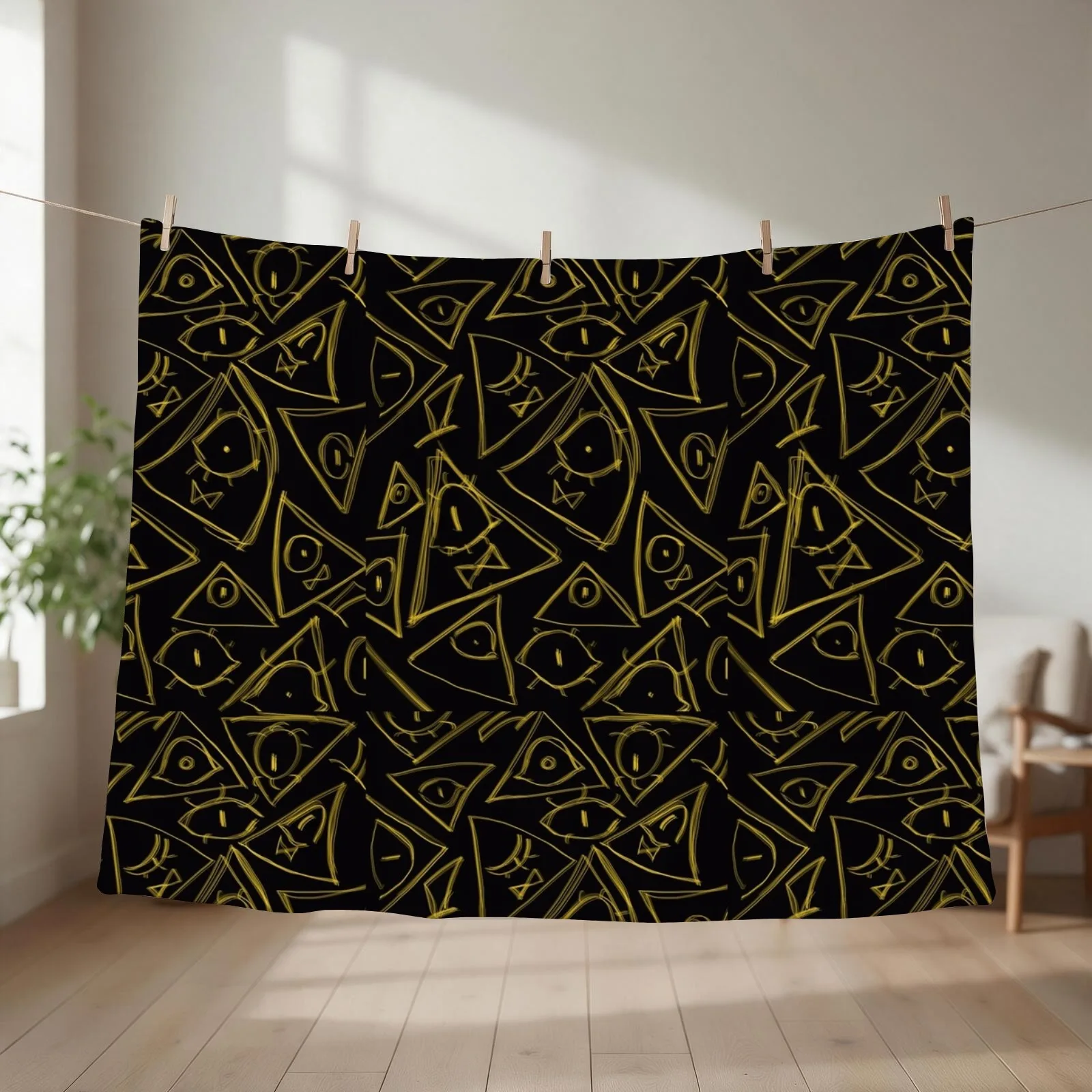 Many Bill ciphers jdscglkcnmsk Throw Blanket couch cozy soft plush fuzzy picnic outdoor blanket