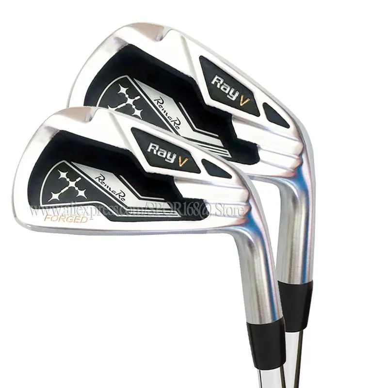 

Golf Clubs Irons Men Ray V-V2 Golf Irons Right Handed Steel Shafts R or S Flex 4-9 P Golf Equipment