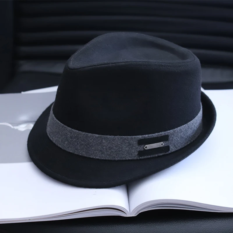 

Hat Male Fall Winter Sir Hat Young And Middle-aged Male Retro Tophat Recreational Gentleman Outdoor Hat Tide