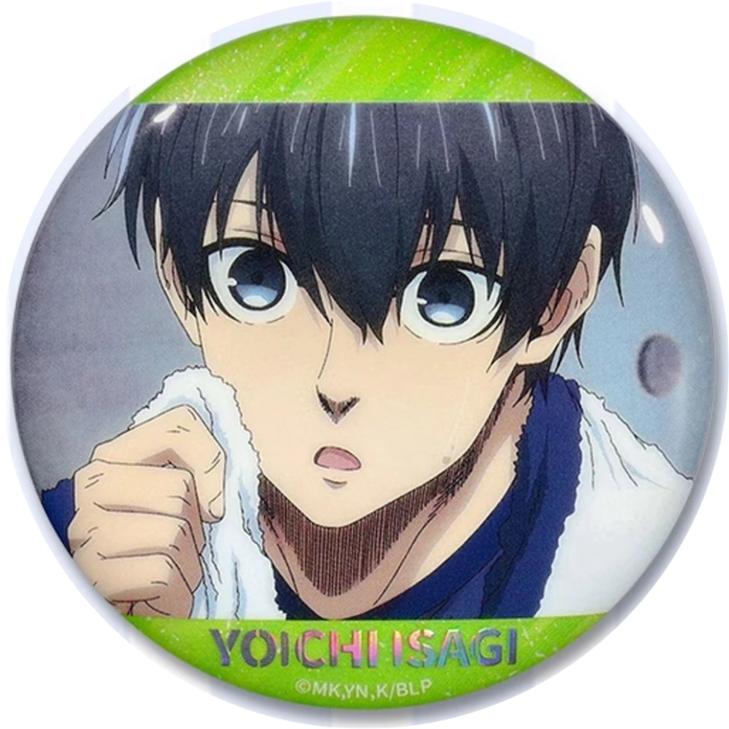 58mm Anime BLOCCO BLU Rin Itoshi Nagi Seishiro Chigiri Hyoma COSTUME Cosplay Distintivo Pin SPTE Spilla in banda stagnata ﻿   Gilf di Halloween Prop