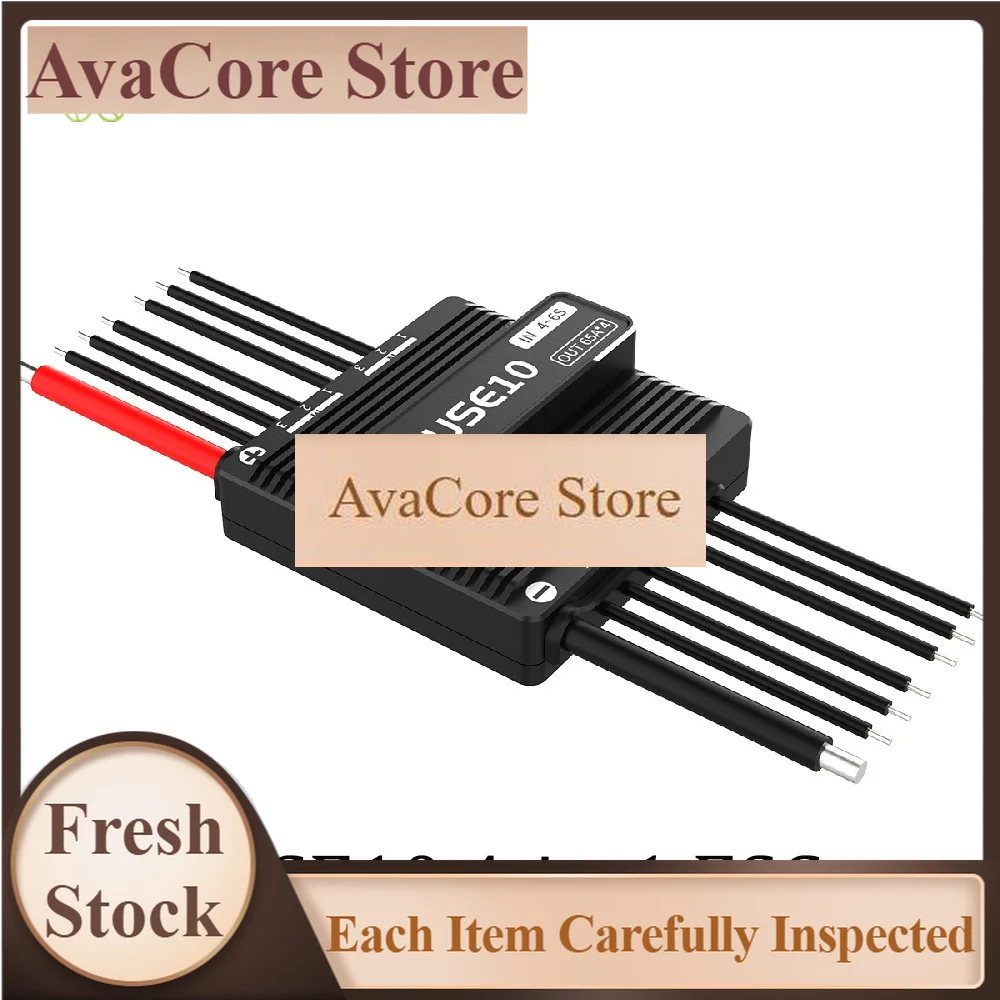 AvaCoreUTMSYS USE10 4-in-1 ESC 65A/80A 4-6S Brushless Speed Controller PWM For Multirotor FPV  Drone Accessories