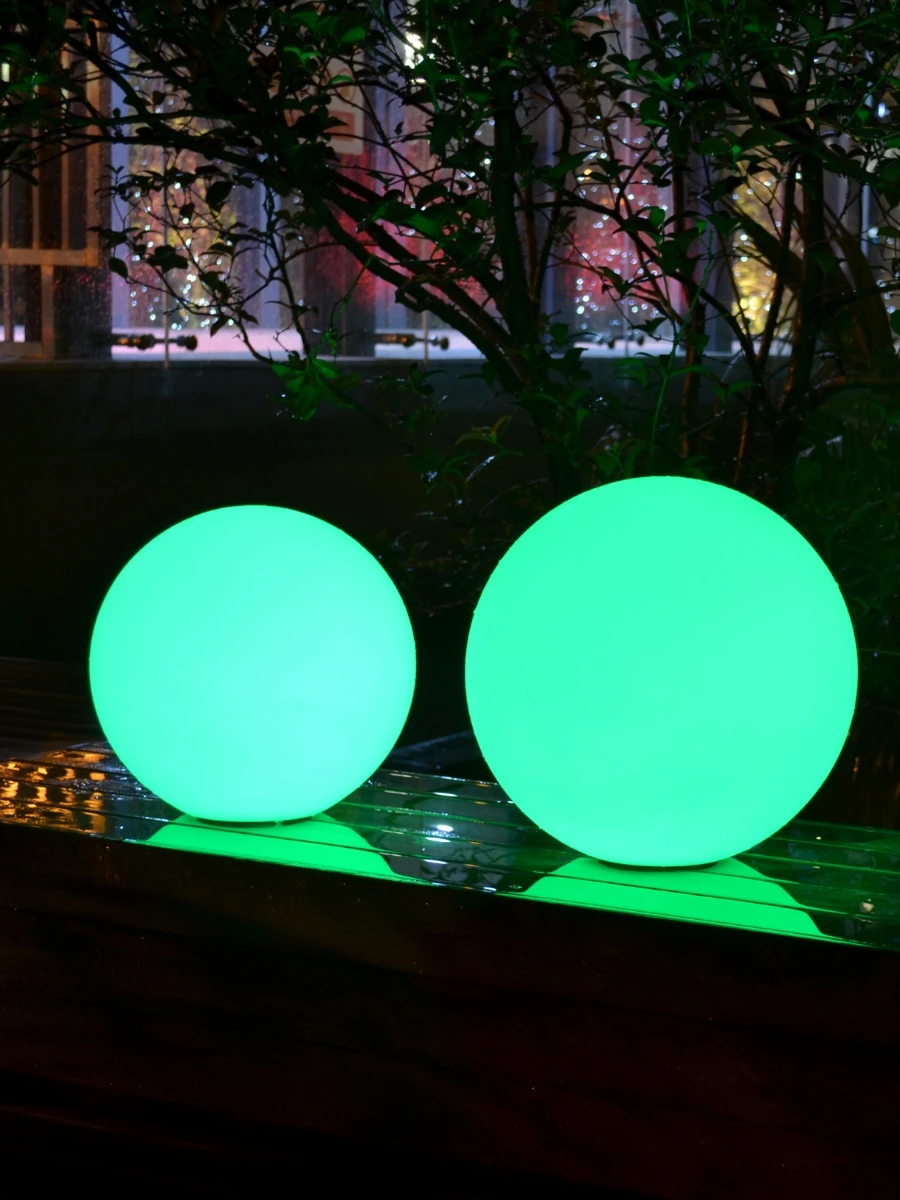 

Waterproof ip68 battery charging Color Changing led Night Light ball for party game