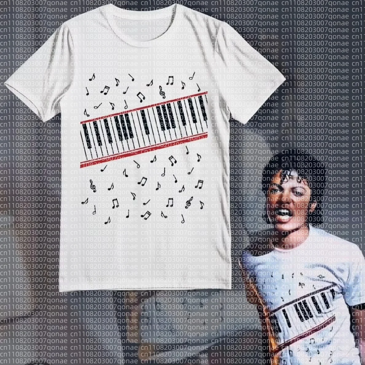 Michael Jackson Movie MJ Beat It piano T-shirts Unisex Men‘s Women's T-Shirt Y2k Casual High-Quality Short Sleeve Tee Fans Gifts