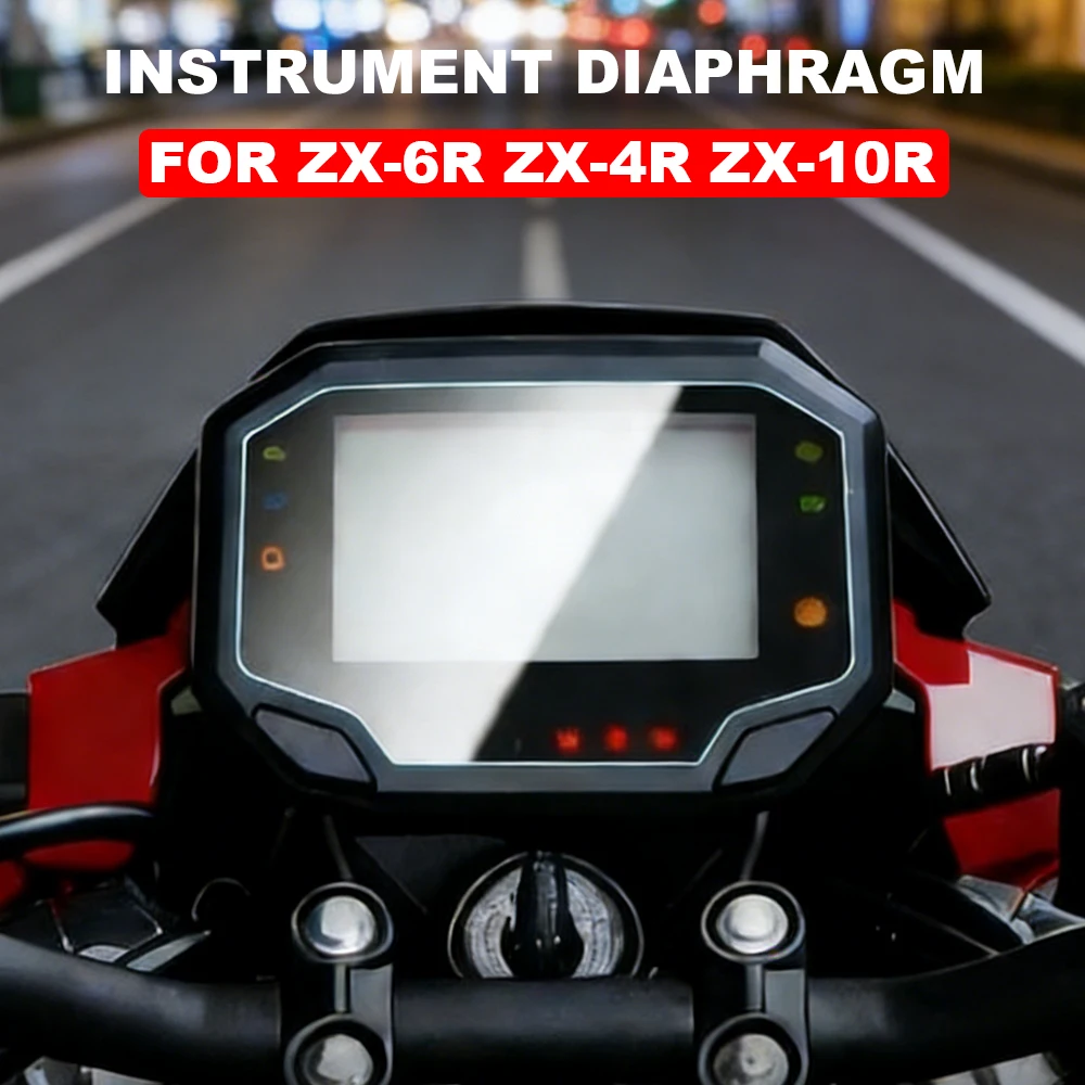 For Kawasaki Ze-1 Z1000SX ZX10R ZX-6R ZX-4R Motorcycle HD Protector Film Scratch Cluster Screen Dashboard Protection Film