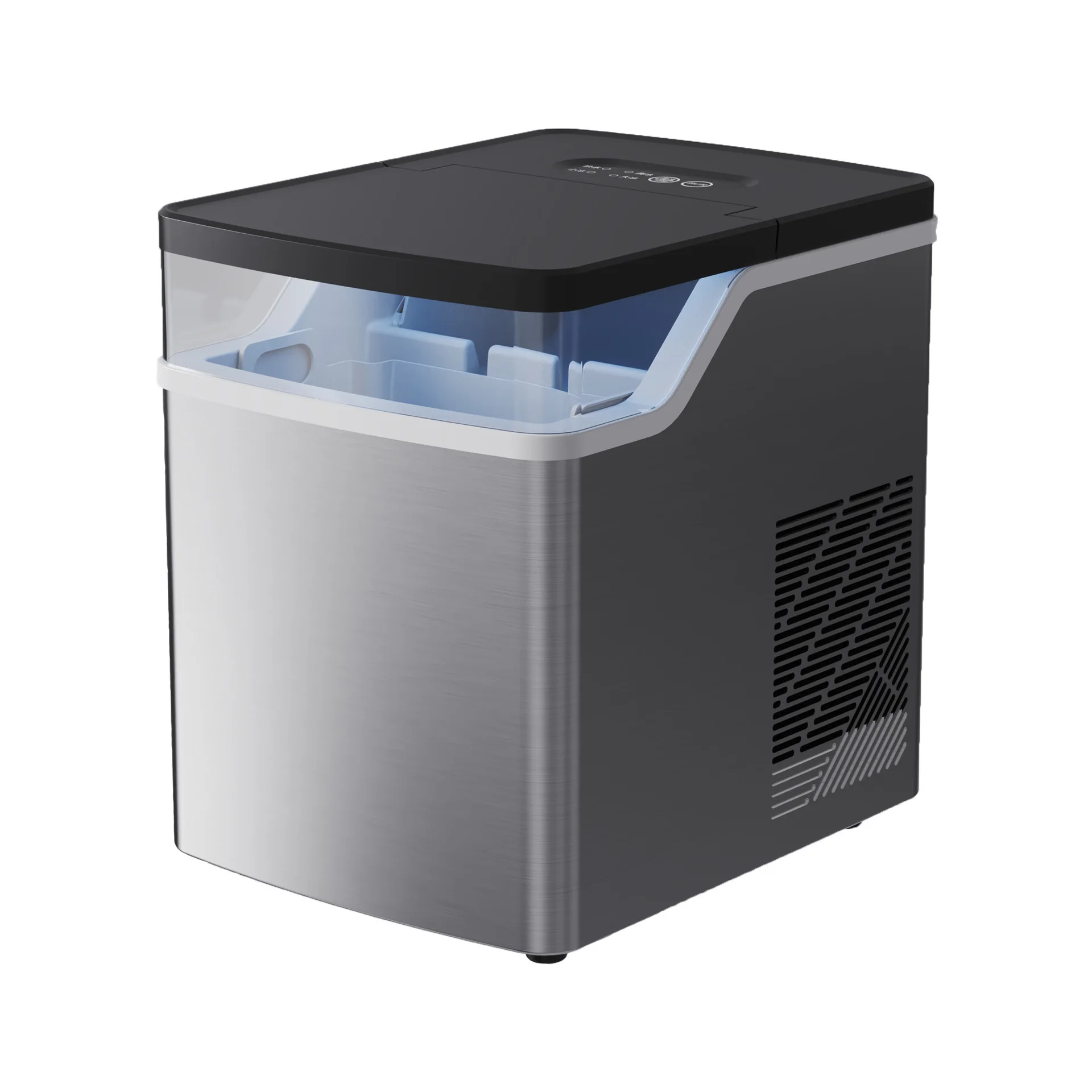 Portable Ice Maker Household Small Fully Automatic Energy-saving Mini Bullet Ice Outdoor Ice-making Capacity :12kg/24H