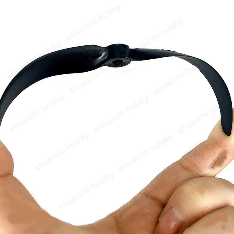 Hélice elétrica de acionamento direto de alta velocidade, 4 unidades, 6x4, 2 lâminas, diâmetro 5mm 6040e, para avião modelo rc su27 s35