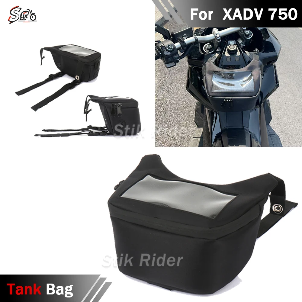 

For Honda X-ADV XADV 750 X ADV 750 2017 - 2025 Motorcycle Scooter Tunnel Tank Bag Accessories Storage Bags