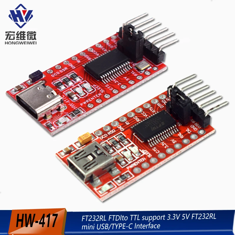 FT232RL FTDI USB 3.3V 5.5V to TTL Serial Adapter Module for Arduino FT232 Pro Mini USB TO TTL 232