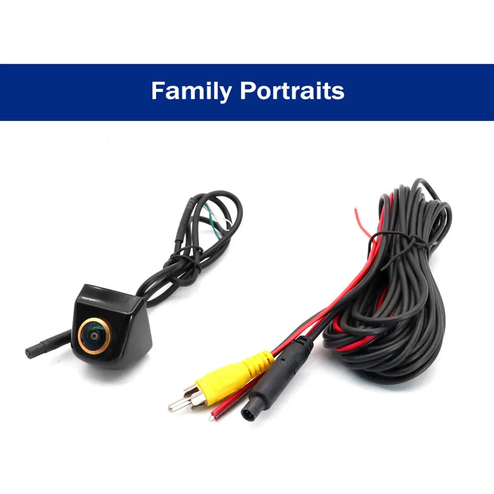 QMKJ AHD 1080P Dynamic Trajectory Car Rear View Camera Starlight Night Vision Waterproof Vehicle Reverse Backup Camera CVBS 720P