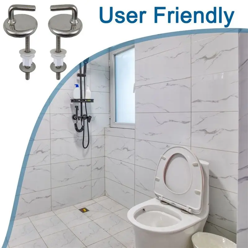 

ABGH-4 шт. Прочные быстросъемные петли для унитаза, износостойкие, из нержавеющей стали, с монтажными аксессуарами