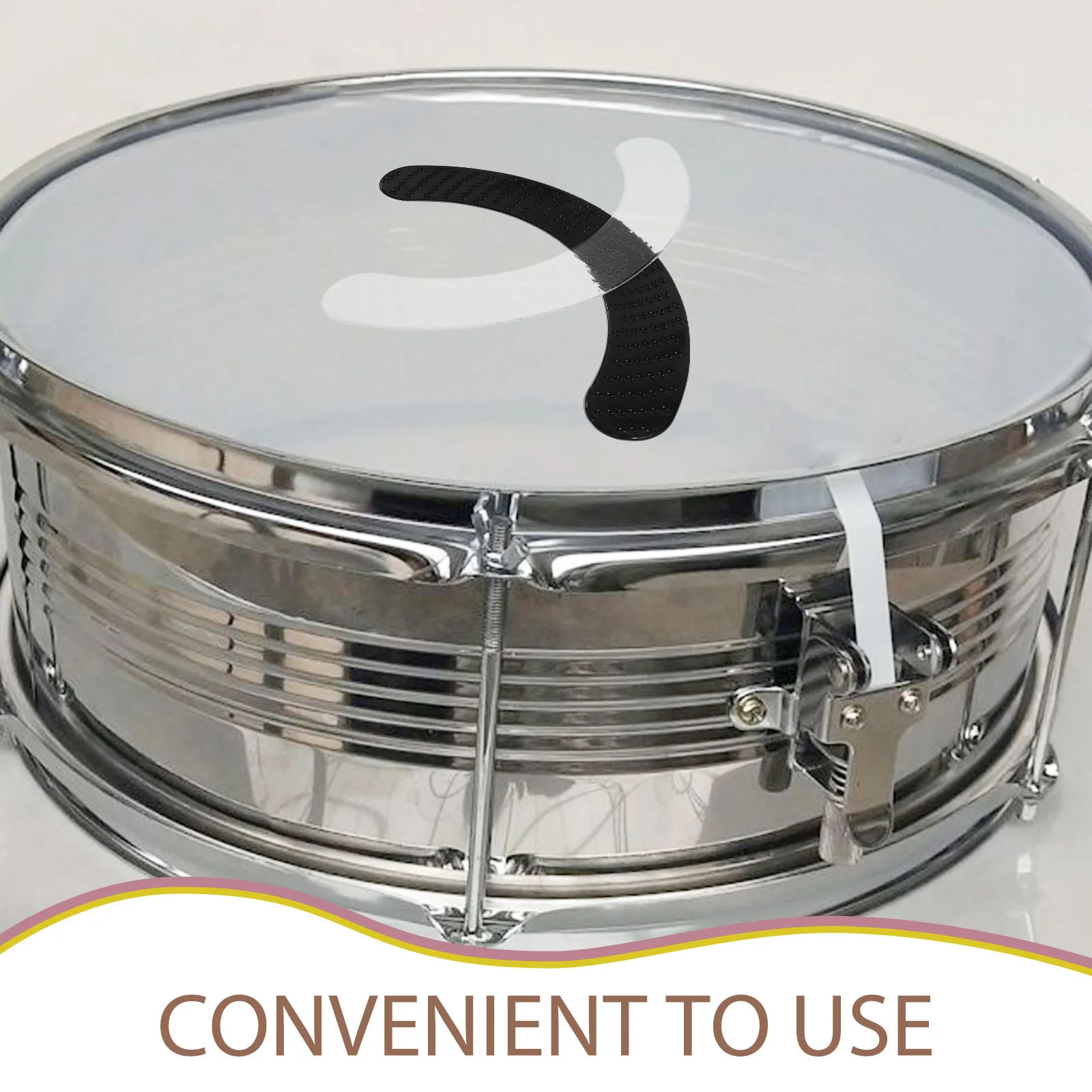 

2Pcs Silicone Drum Dampeners Self-Adhesive Mute Pads for Perfect Sound Control Reusable Drum Accessories with High Viscosity and