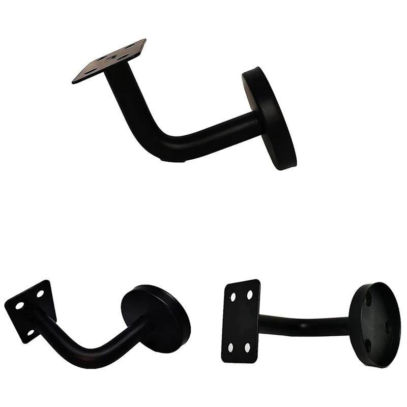 X59A_6 Pcs Stainless Steel Stair Handrail Bracket, Heavy Duty,60mm x 60mm