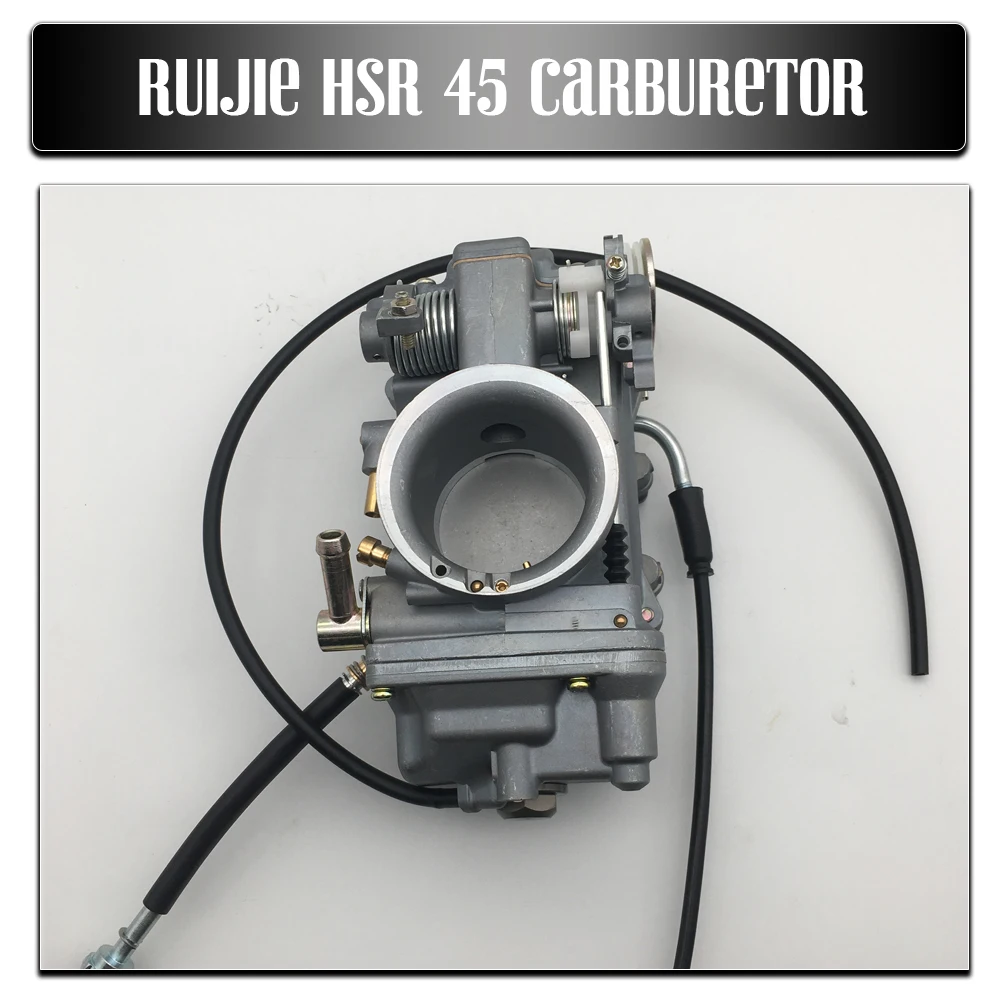 HSR45 Smoothbore Carburetor apply for Mikuni Evo Twin Cam Engine OEM Motorcycle Replace Fuel System Part