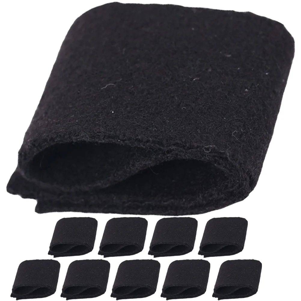 

10 Pcs Erhu Sound Pad Silencing Mat Instruments Car Home Filter Cushion Wool Portable Practice
