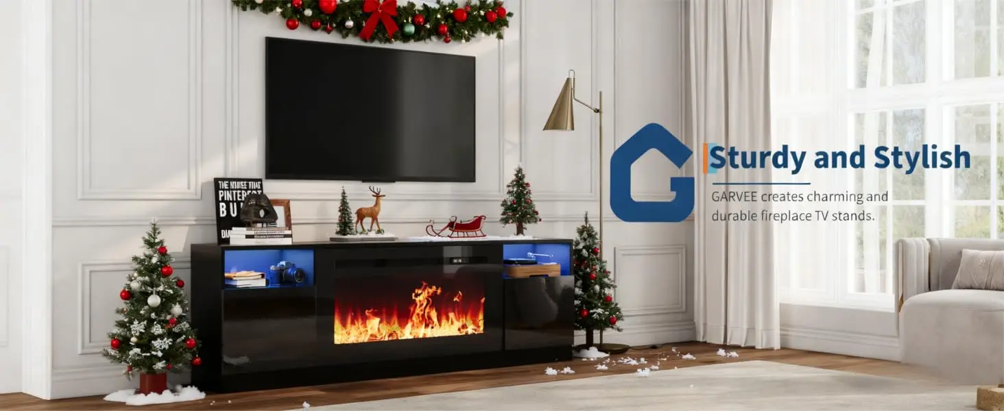 FY-Fireplace TV Stand