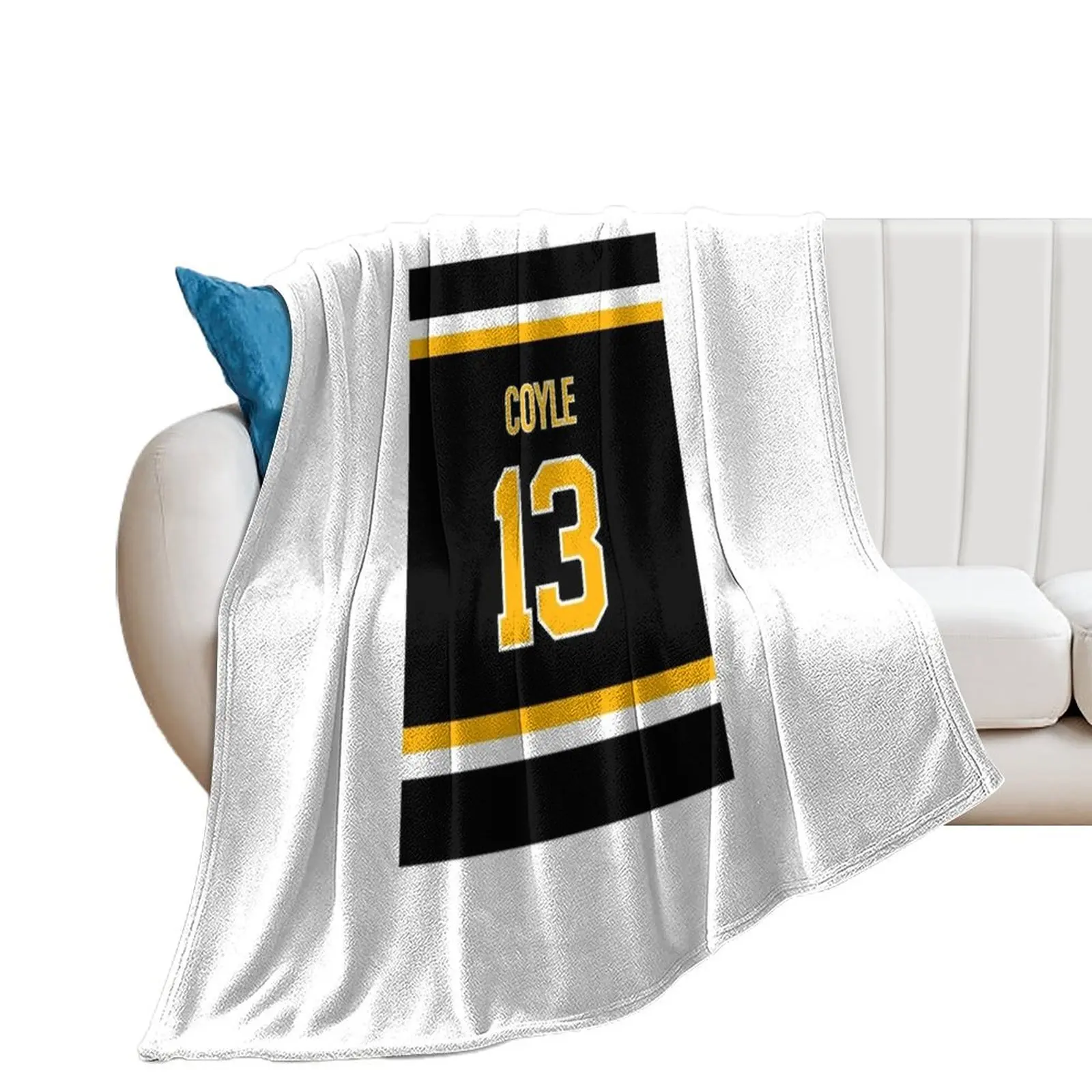 Charlie Coyle Jersey Throw Blanket Sofa Throw Moving Blankets