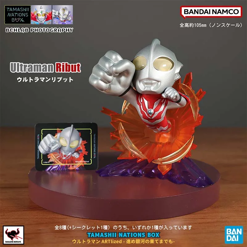 Bandai Digimon Gachaแคปซูลกล่องตาบอดUltraman No2 Ultraman Zeta Severn Leo Dyna Gashaponอะนิเมะรูปของเล่นสําหรับนักสะสม