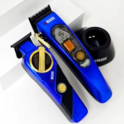 WMARK-cortadora de pelo eléctrica profesional NG-9004 para hombre, Juego de 2 piezas, herramientas de peluquería, tallado de cabeza de aceite, NG-9213