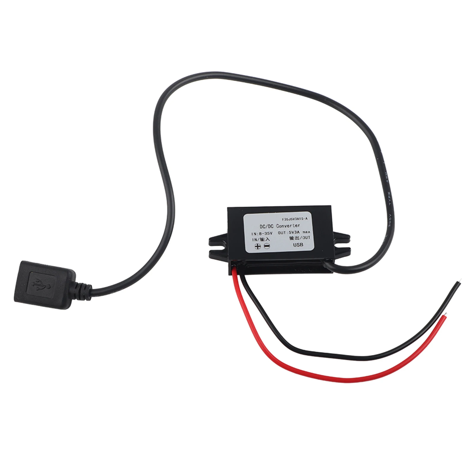 Converter Step Down  Voltage Module -  Adapter 12V/24V to USB 5V 3A Converter Regulator Cable Wires