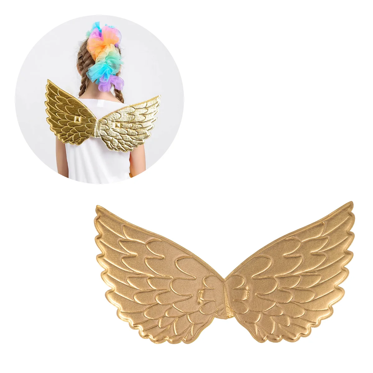 Fairy Costume Women Angel Girl Wings Woman Butterfly Toddler Kids Children Performance Cosplay Accessory Make up