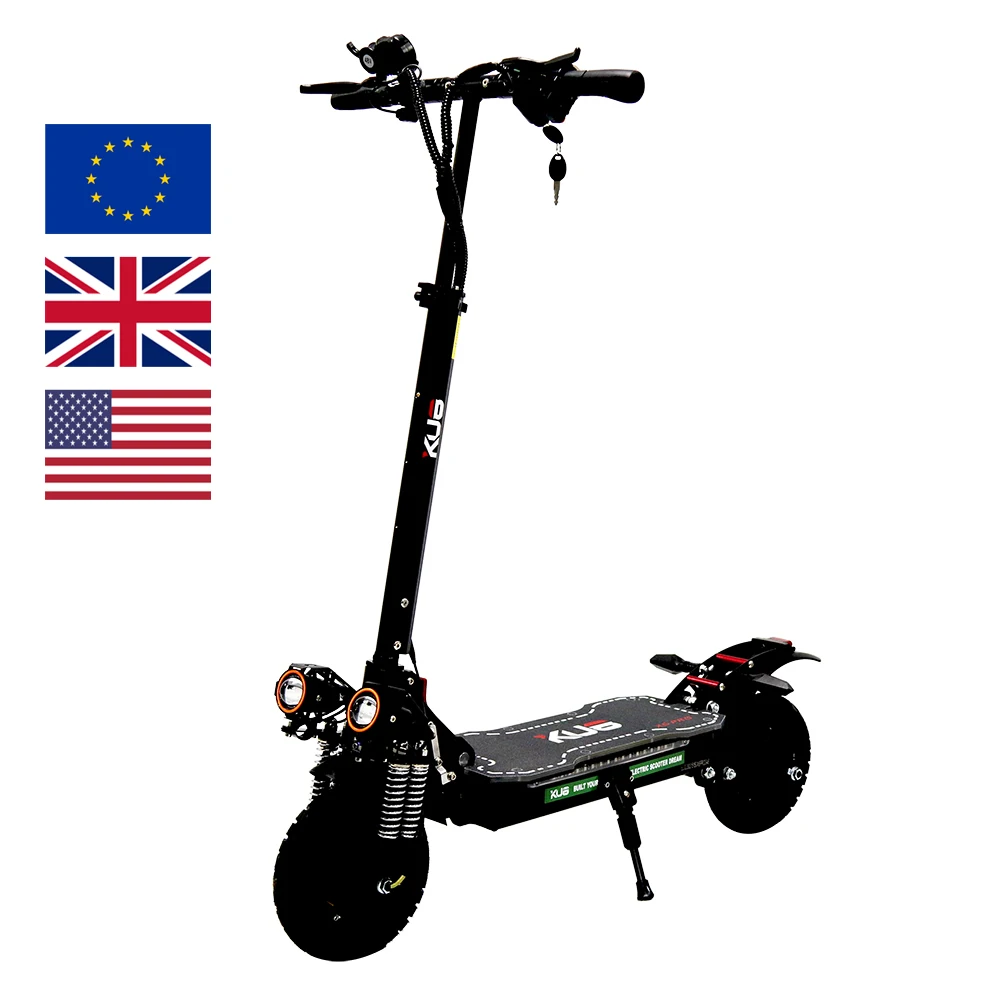 

STLF High Speed Dual Motor Scooter With 10 Inch Off-Road Tire Foldable Long Range Per Charge Electric Scooters