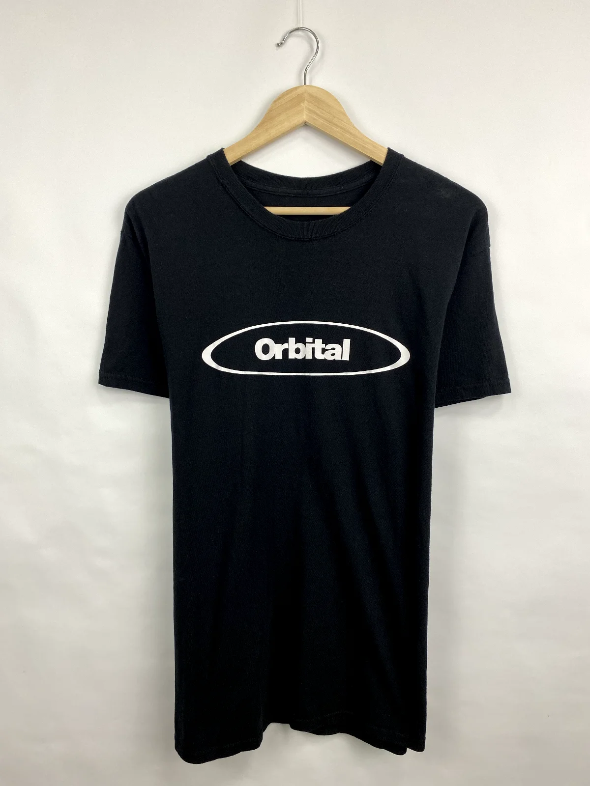 Vintage 90s Orbital Band Tee Aphex Twin Bjork The Prodigy size L color black