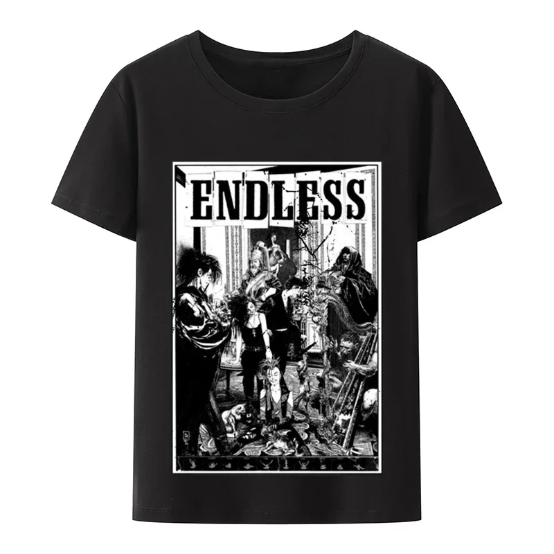 The Sandman Endless Modal T Shirt Men Women Short Sleeve O-neck Loose Breathable Graphic Tee Shirt Fashion Casual Camisetas