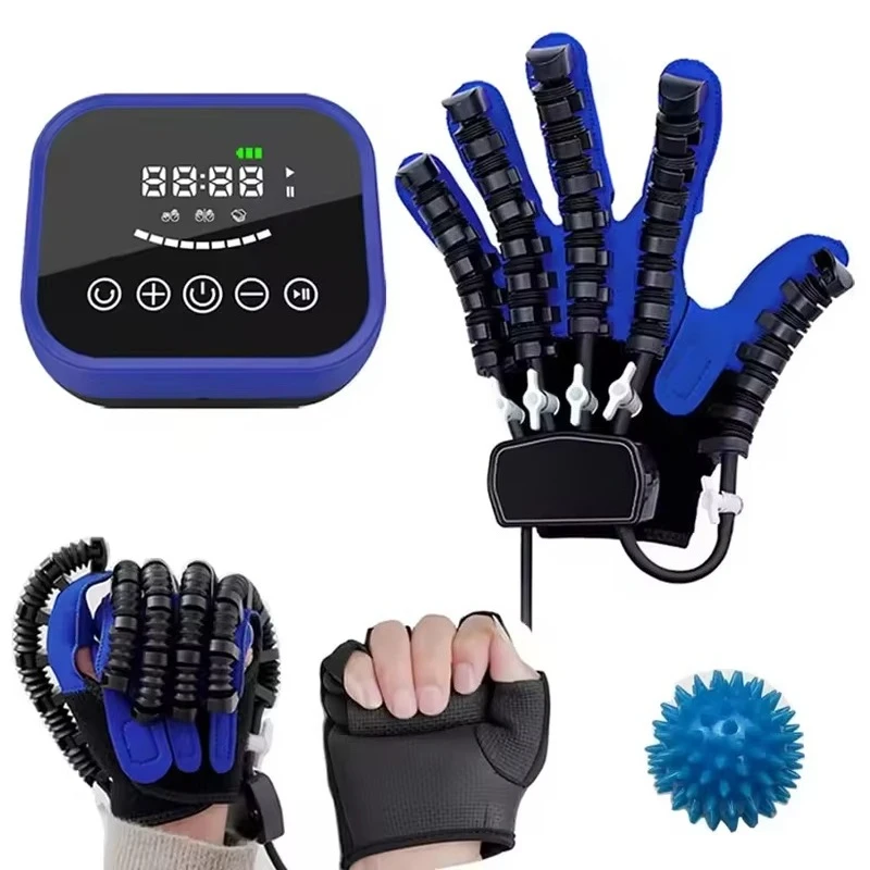 

Hand Stroke Therapy Recovery Gloves Kid Elderly Hemiplegia Finger Rehabilitation Training Robot Gloves for Hand Paralyzed