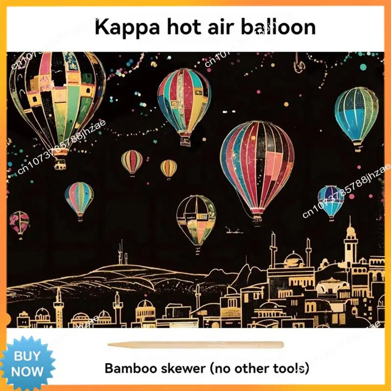 A10R Handmade Accessories Adults Scratching Drawing Decompression Tool Toy Scraping Painting Birthday Gift DIY Craft