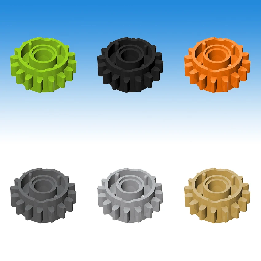 

AQUARYTA Building Blocks Parts Technology 16 Tooth Gear Compatible with 18946 DIY Mechanical Combination Toy Gift for Children