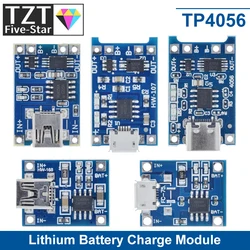 Micro/Type-c USB 5V 1A 18650 TP4056 Lithium Battery Charger Module Charging Board With Protection Dual Functions 1A Li-ion