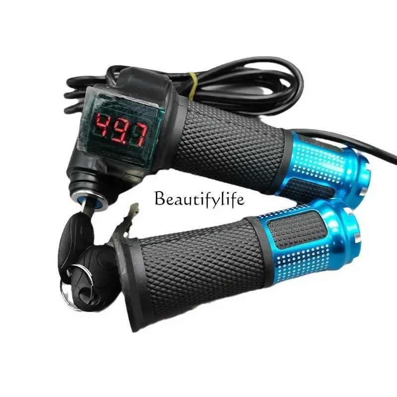 

A tool partsAparts and accessories12-99V general voltage display speed regulation handle bicycle modified electric vehicle acces