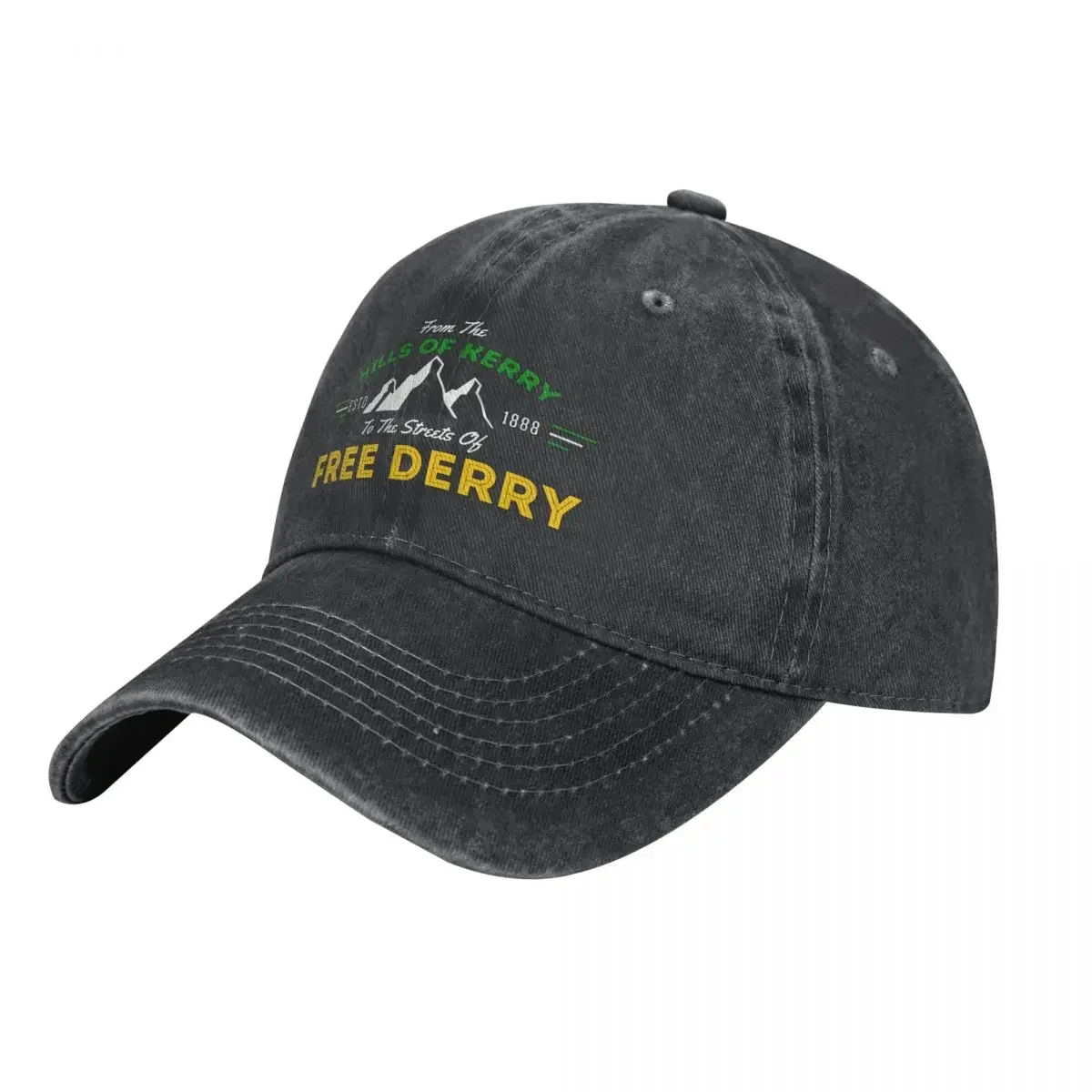 Hills Of Kerry, Streets Of Free Derry Cowboy Hat Trucker Cap hiking hat Female Men's