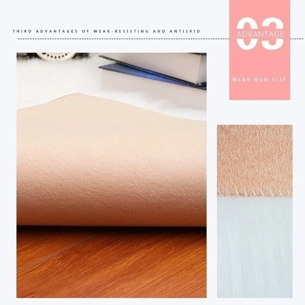 

Мягкий ковер в форме облака, длинный волосатый ковер неправильной формы, мех, искусственная шерсть, прикроватный ковер, сиденье