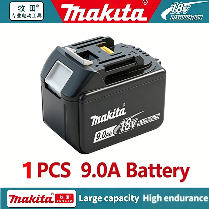 Makita Akku 18V Makita DDF487 Kabelloser Schrauber-Bohrer 18V Bürstenloser Elektro-Schlagschrauber Wiederaufladbares Elektrowerkzeug
